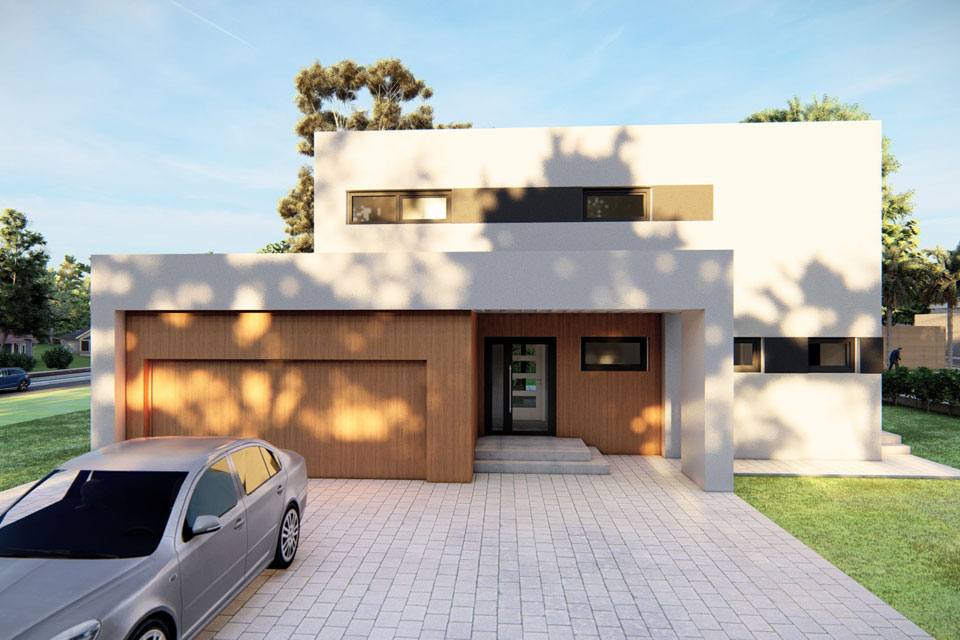 Kuca Ascic render sprijeda 2