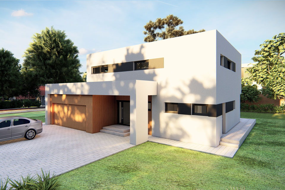 Kuca Ascic render sprijeda