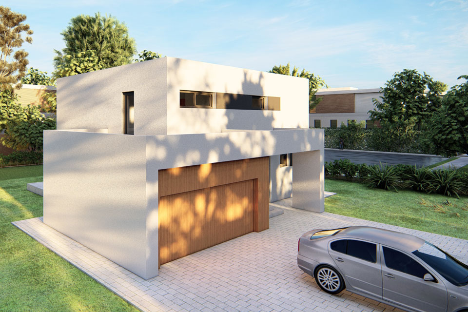 Kuca Ascic render bok